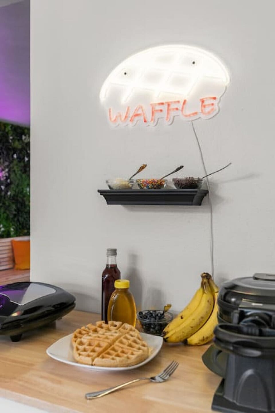 Enjoy the waffle bar - so much fun!
