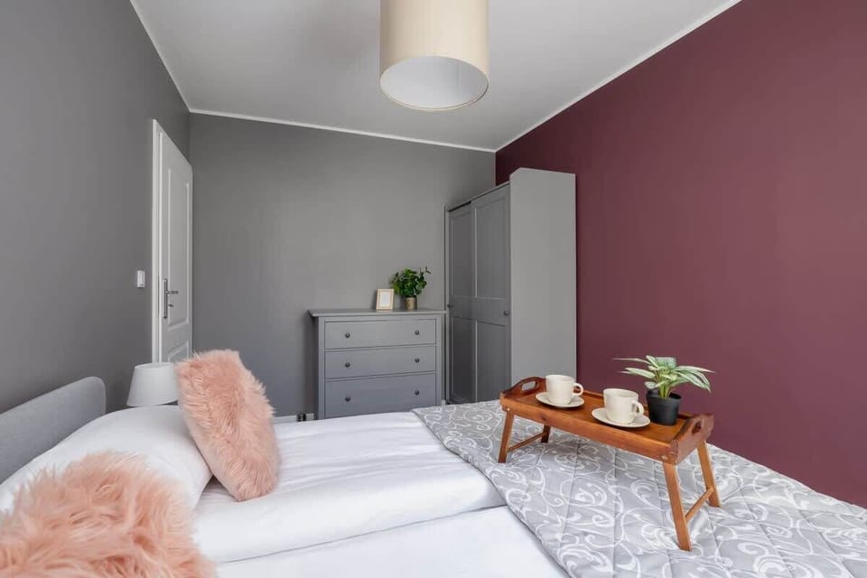 Spacious wardrobe with plenty of storage space.  