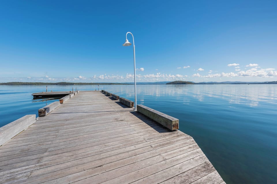 Wharf on Lake Macquarie 