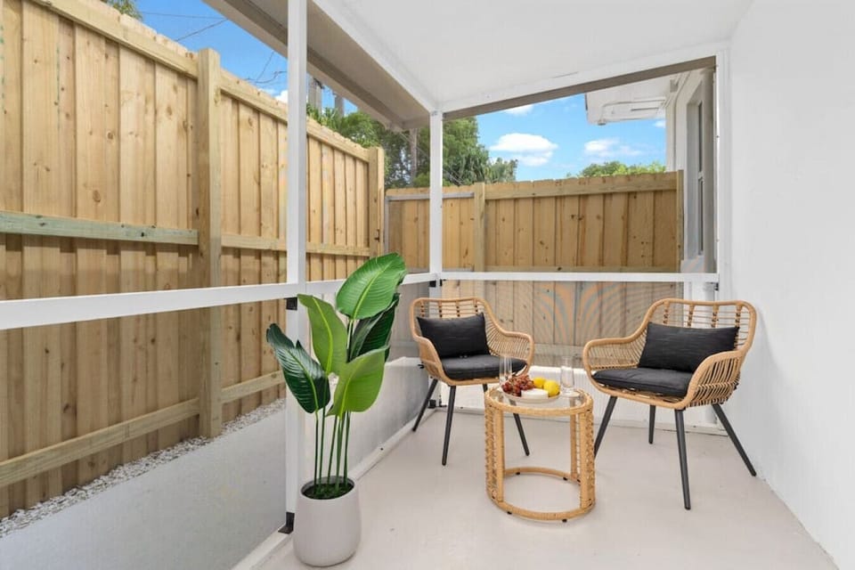 Private patio