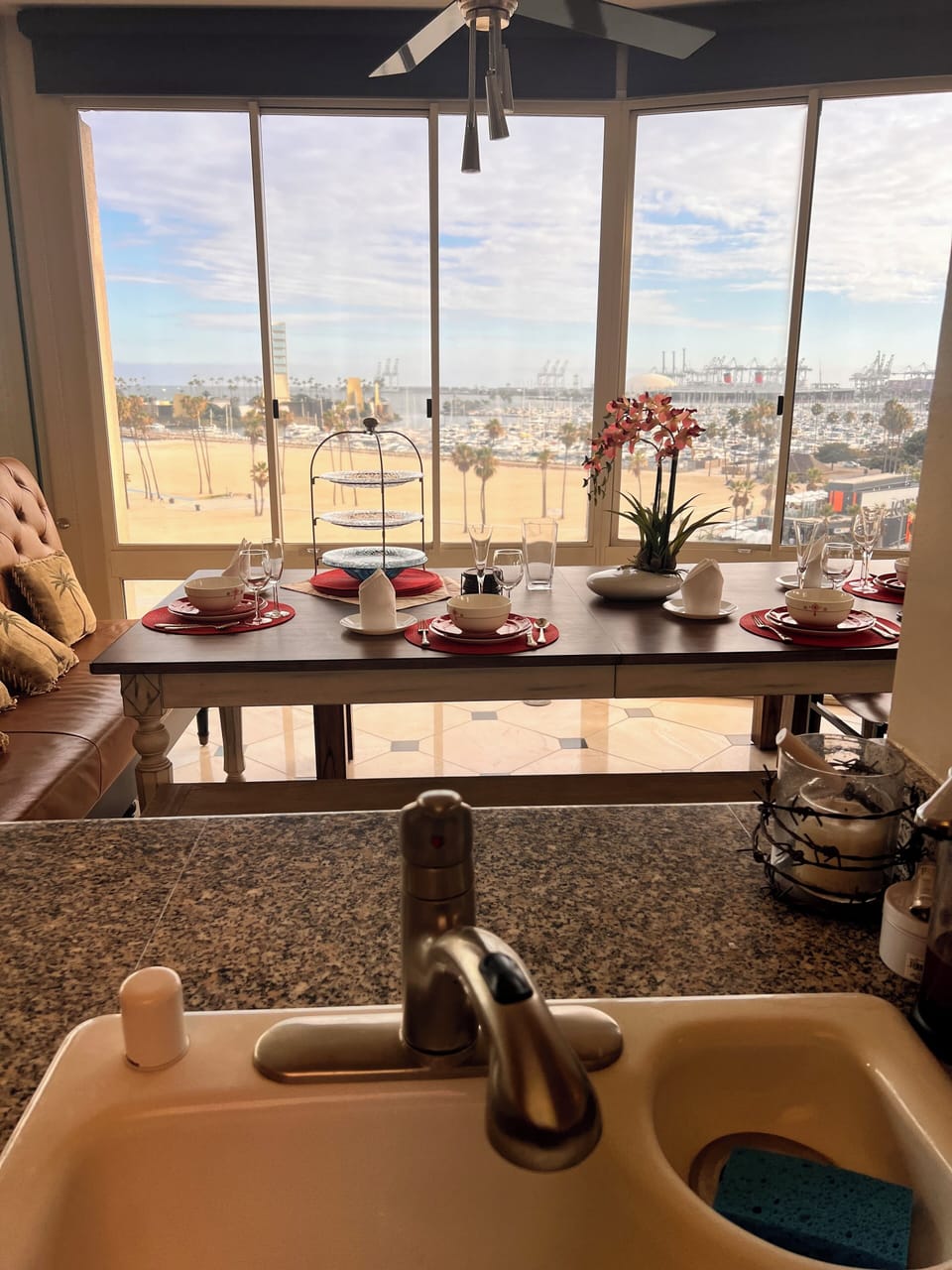 View from kitchen 