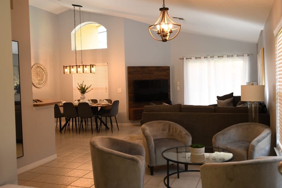 Sitting Room, Living Room and Dining Area