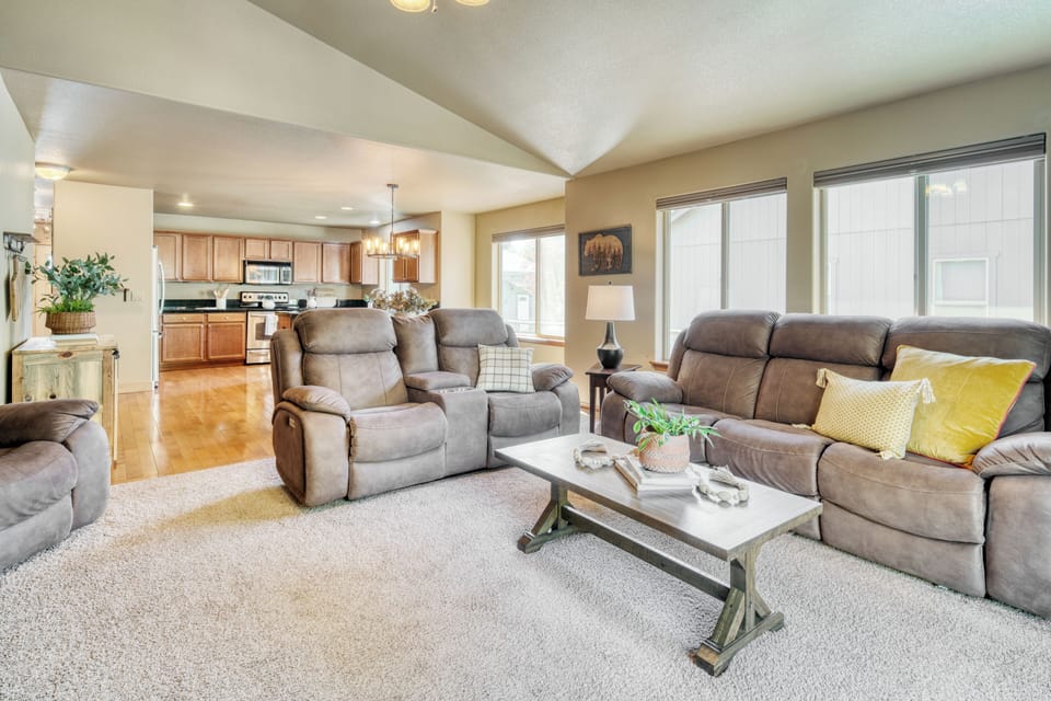 Comfortable seating and recliners.