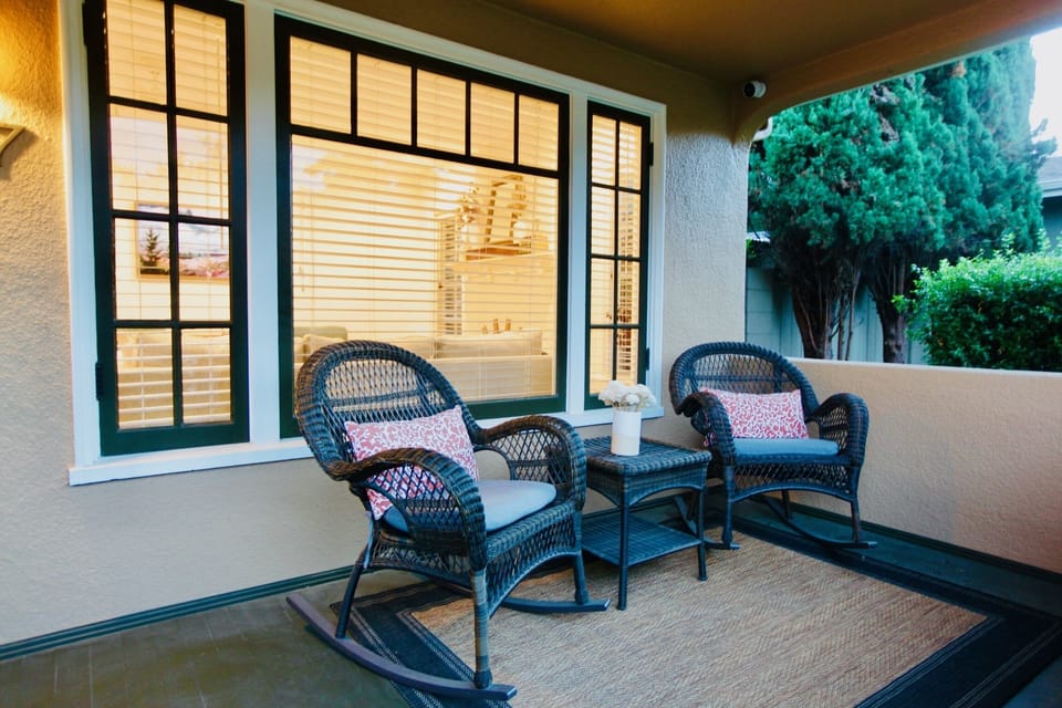 Cozy front porch