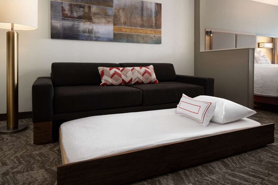 Stretch out on the sleeper sofa for flexible group stays.