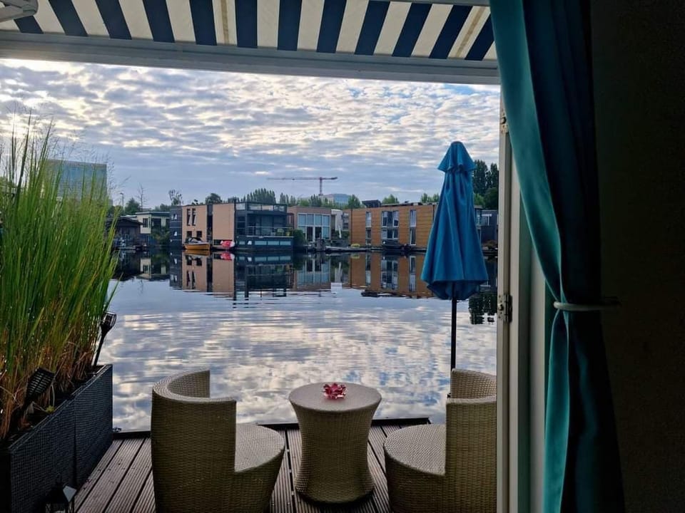 Beautiful waterfront views from your private terrace.