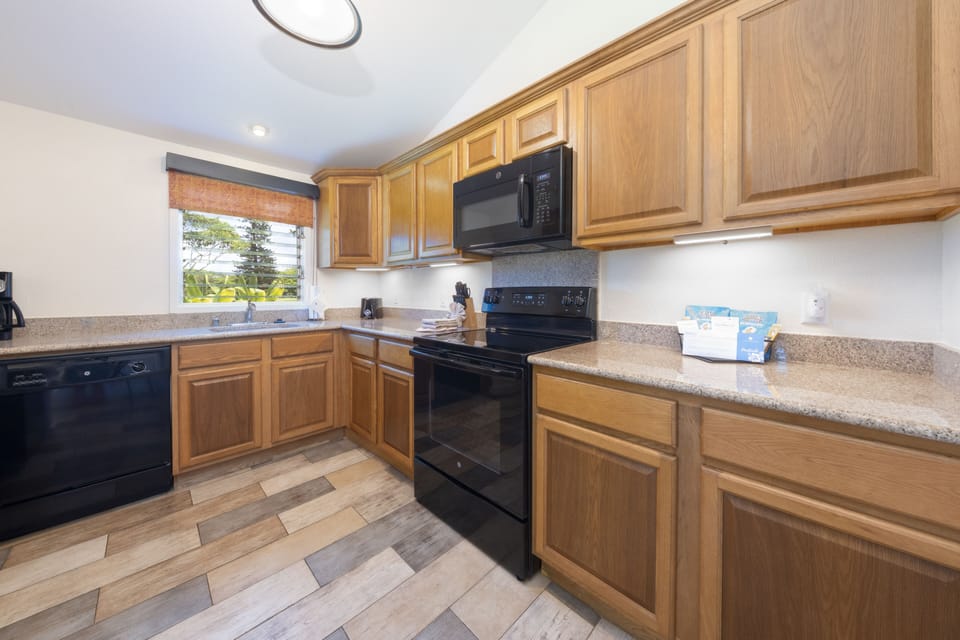 Start mornings in a bright kitchen made for easy cooking.