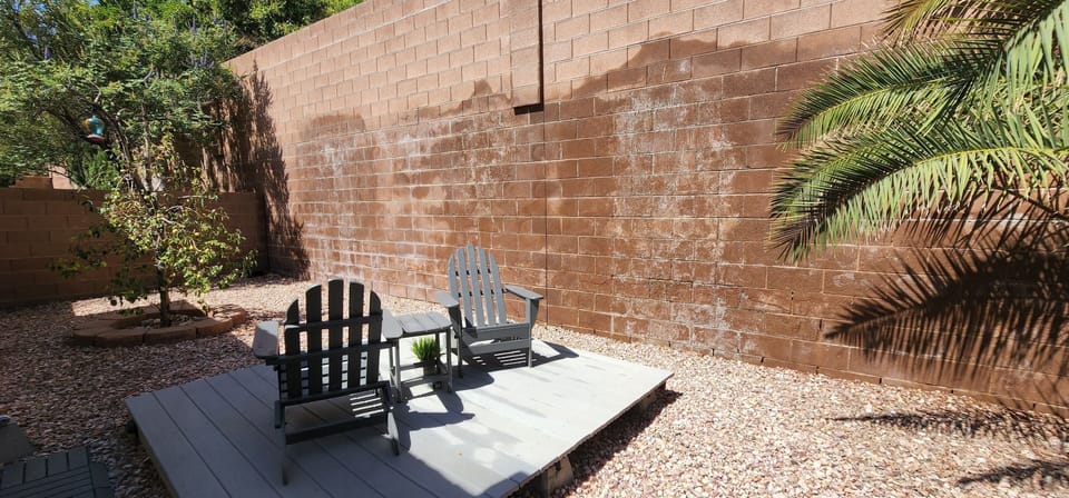 Relax away on the deck.