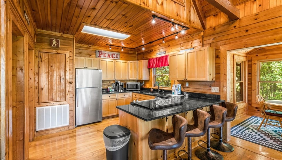 Cozy corner vibes in the heart of our cabin.
