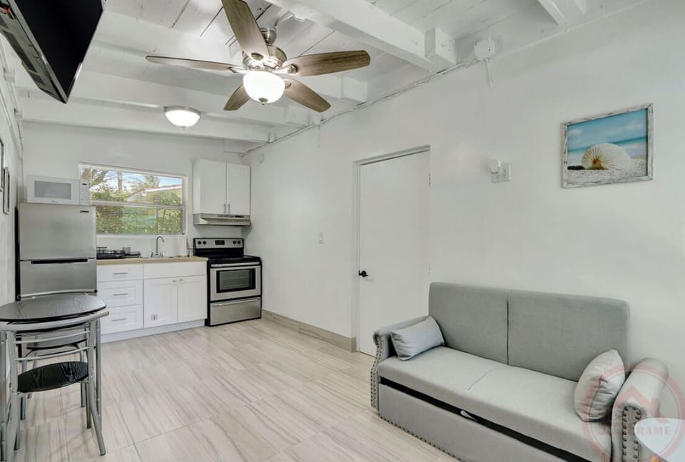 Living Room and Pullout Soda Bed