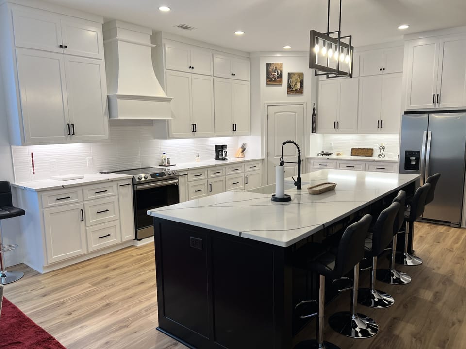 Kitchen area. 
