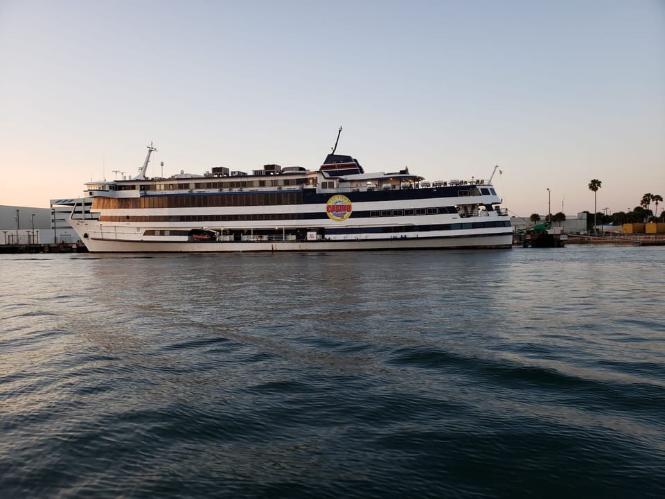 Gambling boat at nearby Port Canaveral