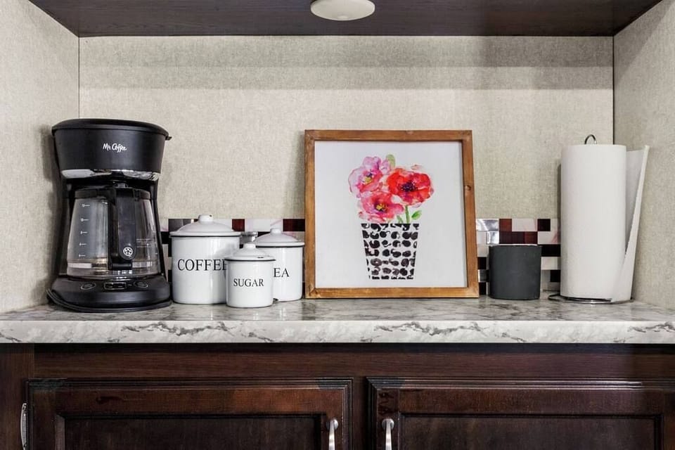Coffee bar & storage