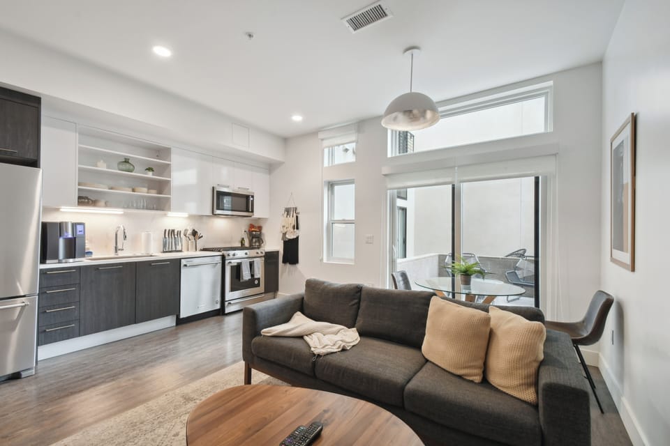 Living Room/Kitchen at Southwestern Charm, Denver