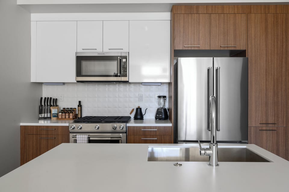 Kitchen at Art Inspired Stay, Denver