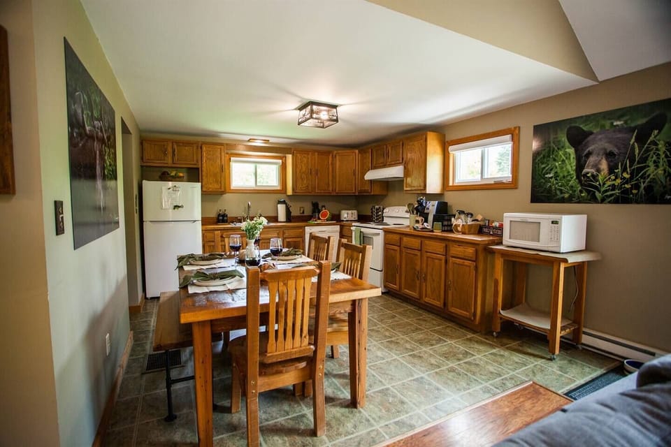 Fully stocked kitchen to cook for your whole group