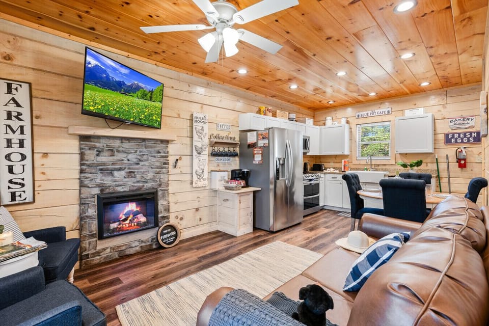 Kick back, watch a movie, or simply unwind here.