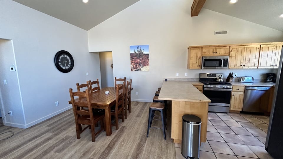 Open concept floor plan