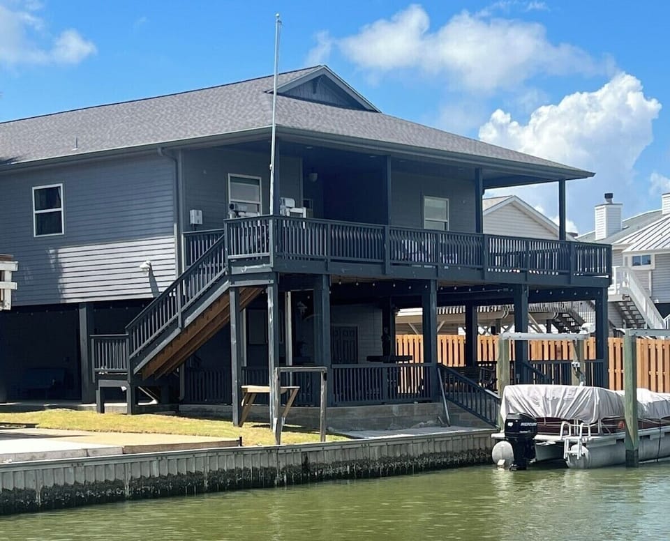 Canal view of home