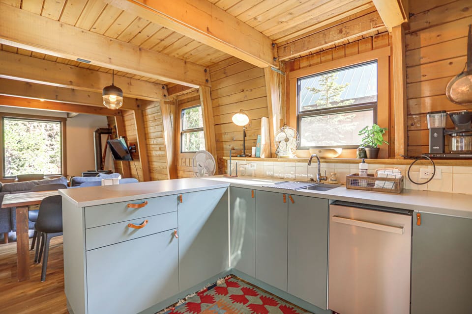The Bow Roof Cabin Kitchen