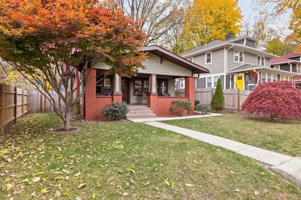 Welcome to our beautiful home—an exquisite blend of historic charm and modern luxury. Our property offers a unique retreat just blocks away from the vibrant energy of downtown Indy.