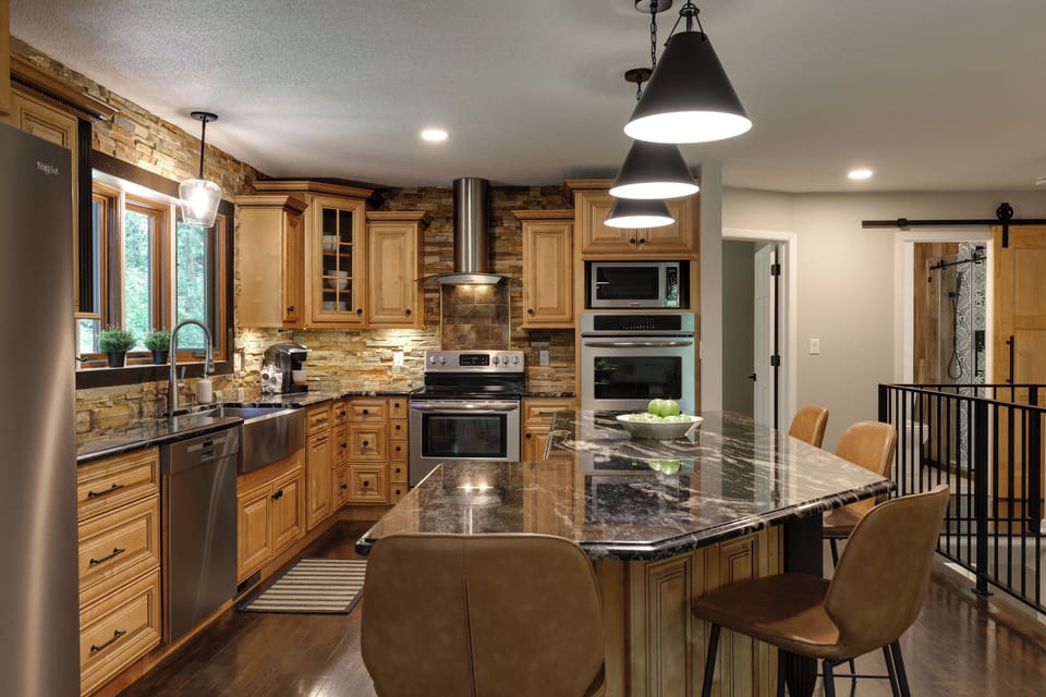 Guests say "kitchen is clean and stocked with more gadgets than at home".