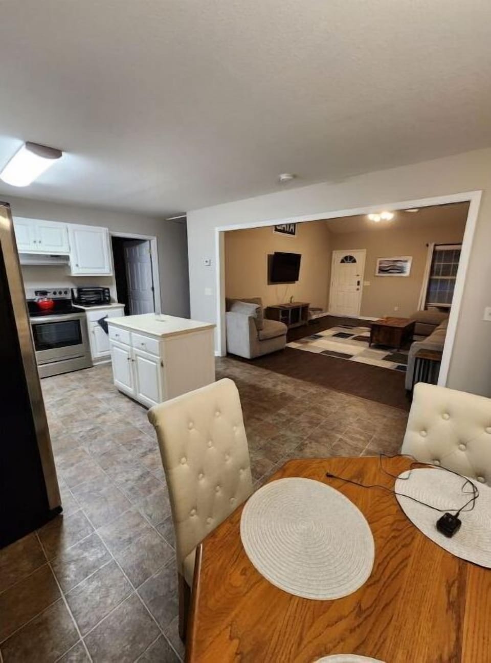 Open concept living space