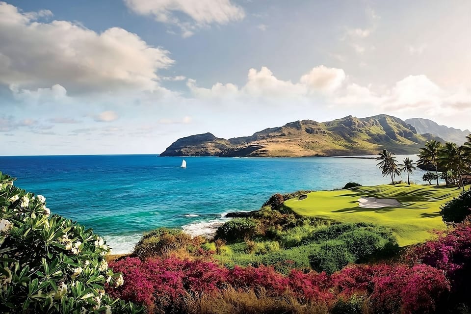 Soak in sweeping turquoise views from a postcard-perfect coastline.