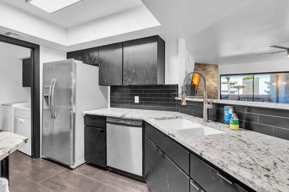 Kitchen has what you need to stay in and prepare your meals