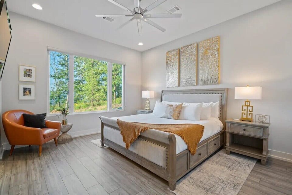 Bedroom 2 with beautiful views