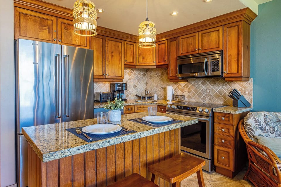 fully equipped kitchen