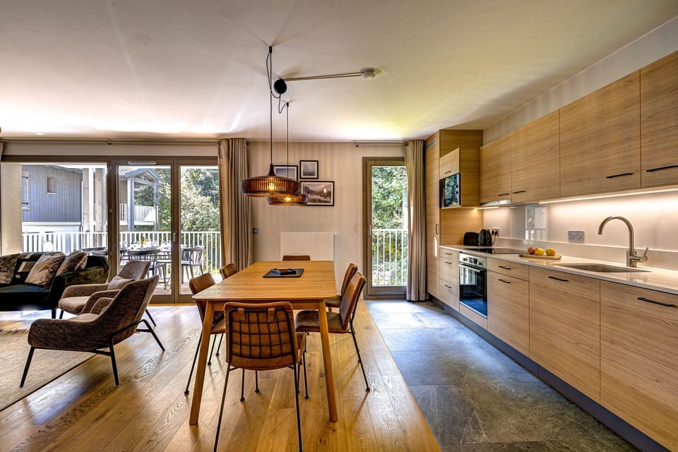 Open plan living area