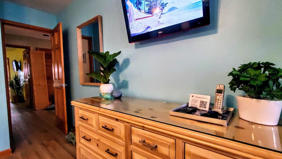 Primary bedroom full dresser for storage