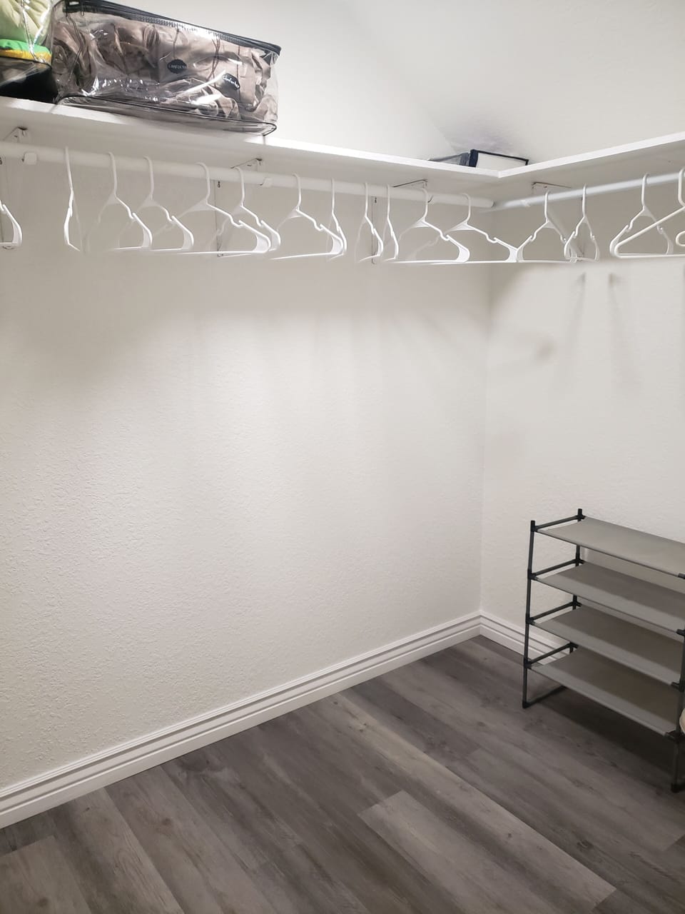 Master bedroom walk in closet 