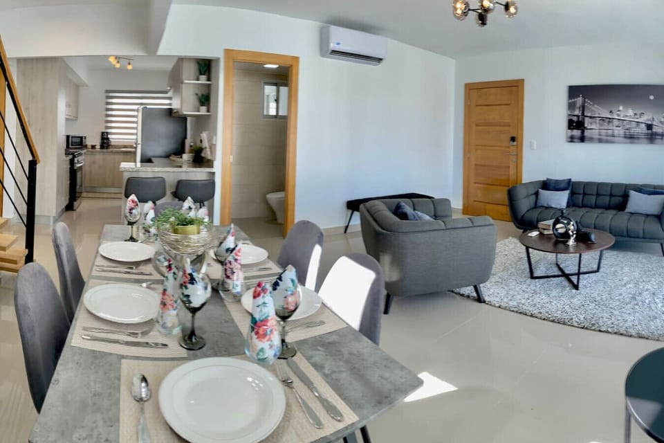 Dining and Living Room View