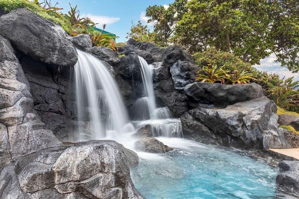 Waterfall & Lagoon