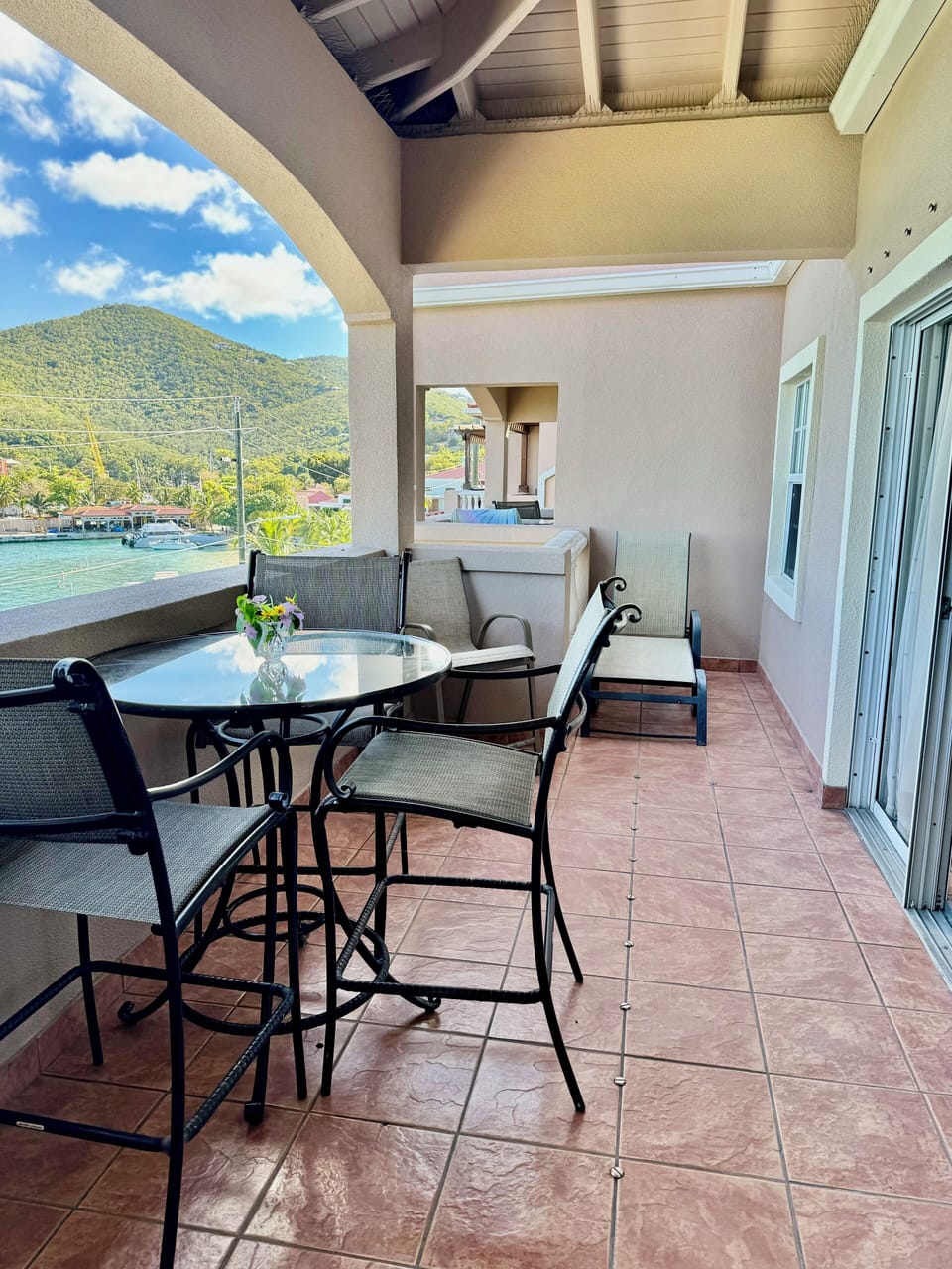 Spacious balcony 