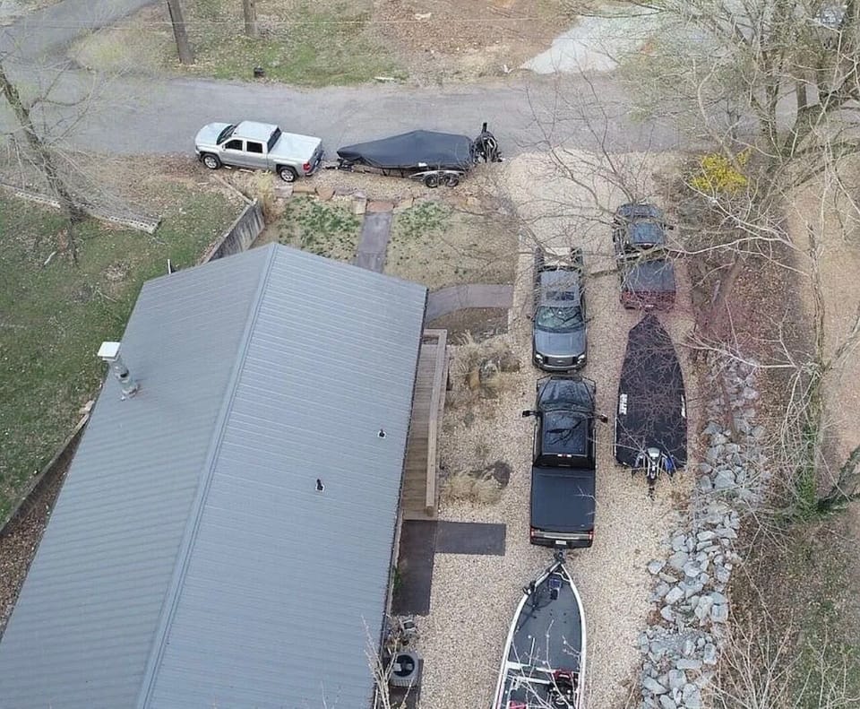 Plenty of parking for large vehicles and boots!