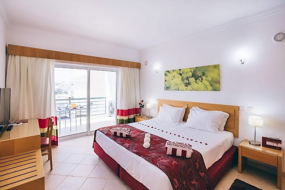 Wake refreshed and step onto the balcony for fresh air.