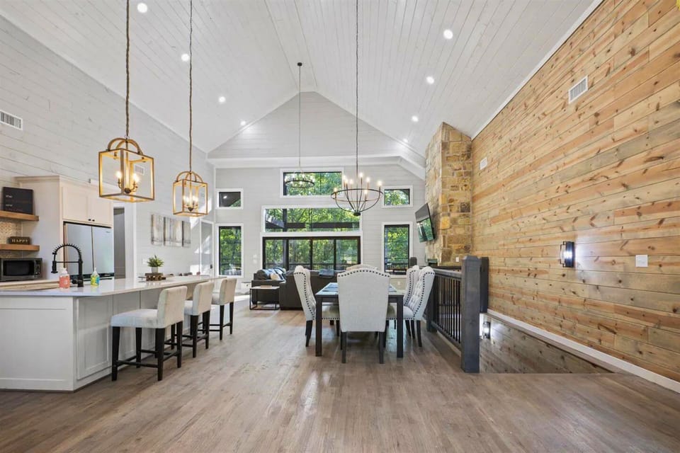 Whip up your favorite meals in our fully equipped, modern kitchen, featuring sleek appliances and a bright, airy design.