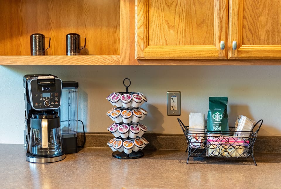 Complimentary coffee selections