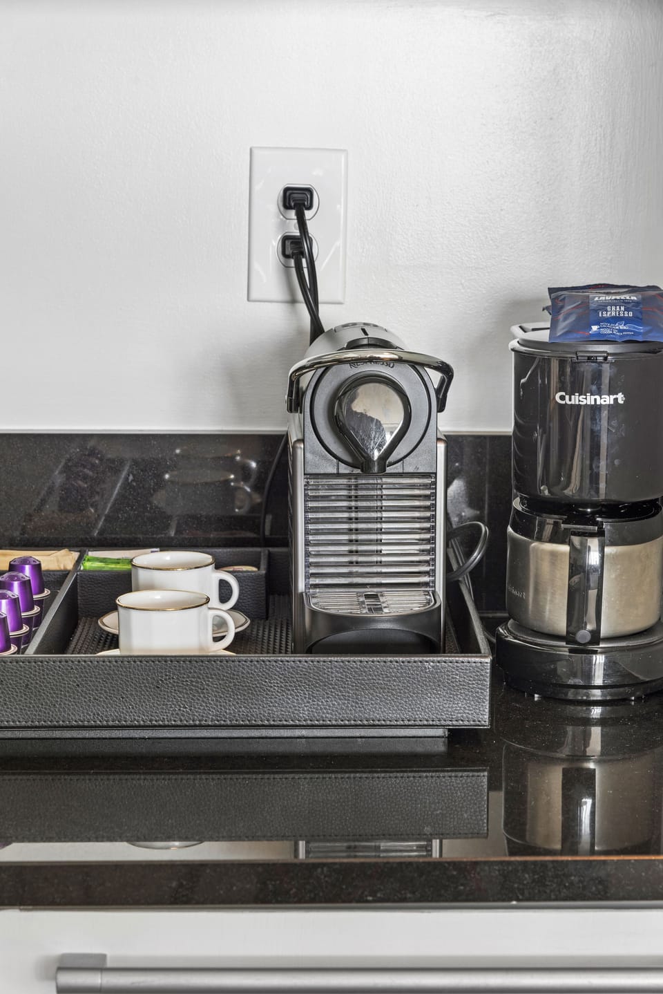 COFFEE MACHINE IN THE KITCHEN