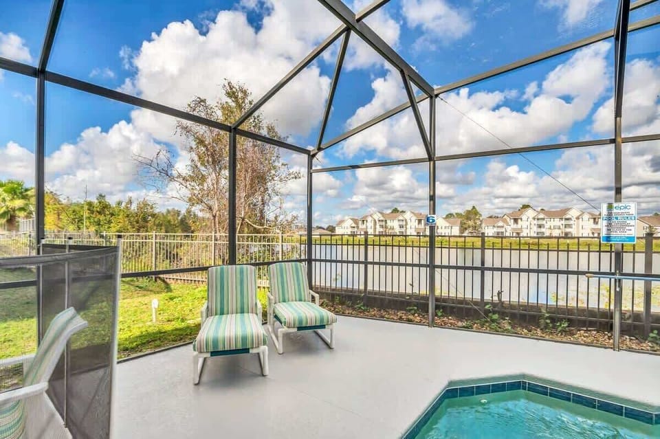 Inviting Poolside Lounge Perfect for Family Fun