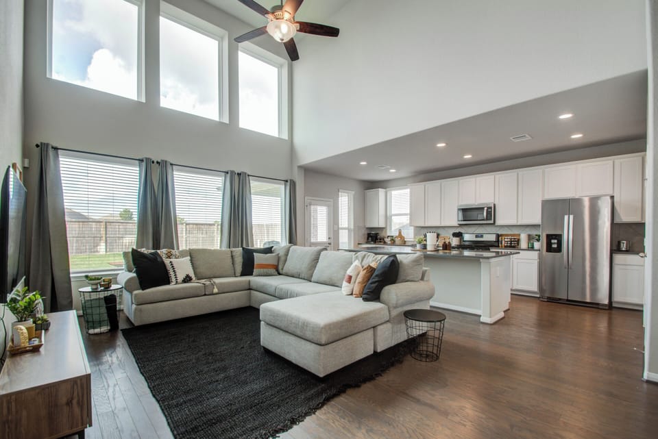 Open concept living room