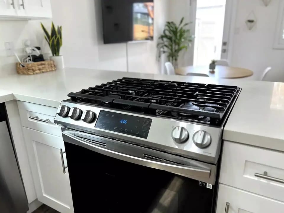 New gas range perfect for the chef in the group
