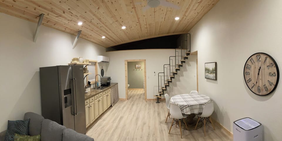 Kitchen and dining area