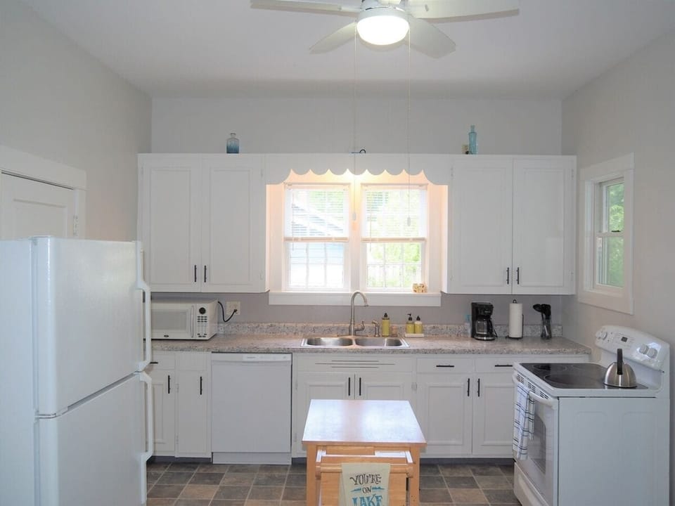 KITCHEN:  The kitchen is large, bright, and newly remodeled!