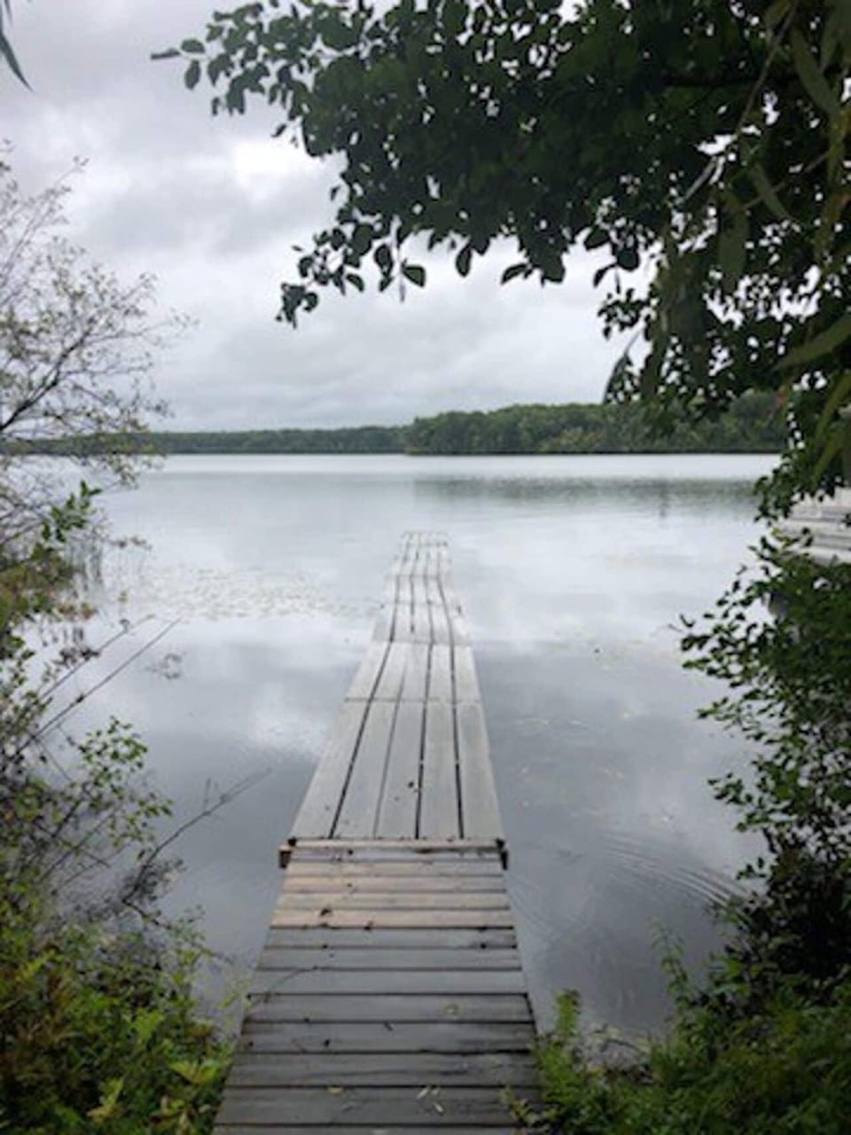 This is an older photo showing the dock in place for the summer.