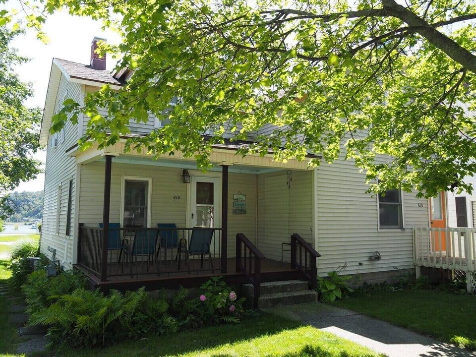 OVERALL:  The front of the house, highlighting the private front porch.