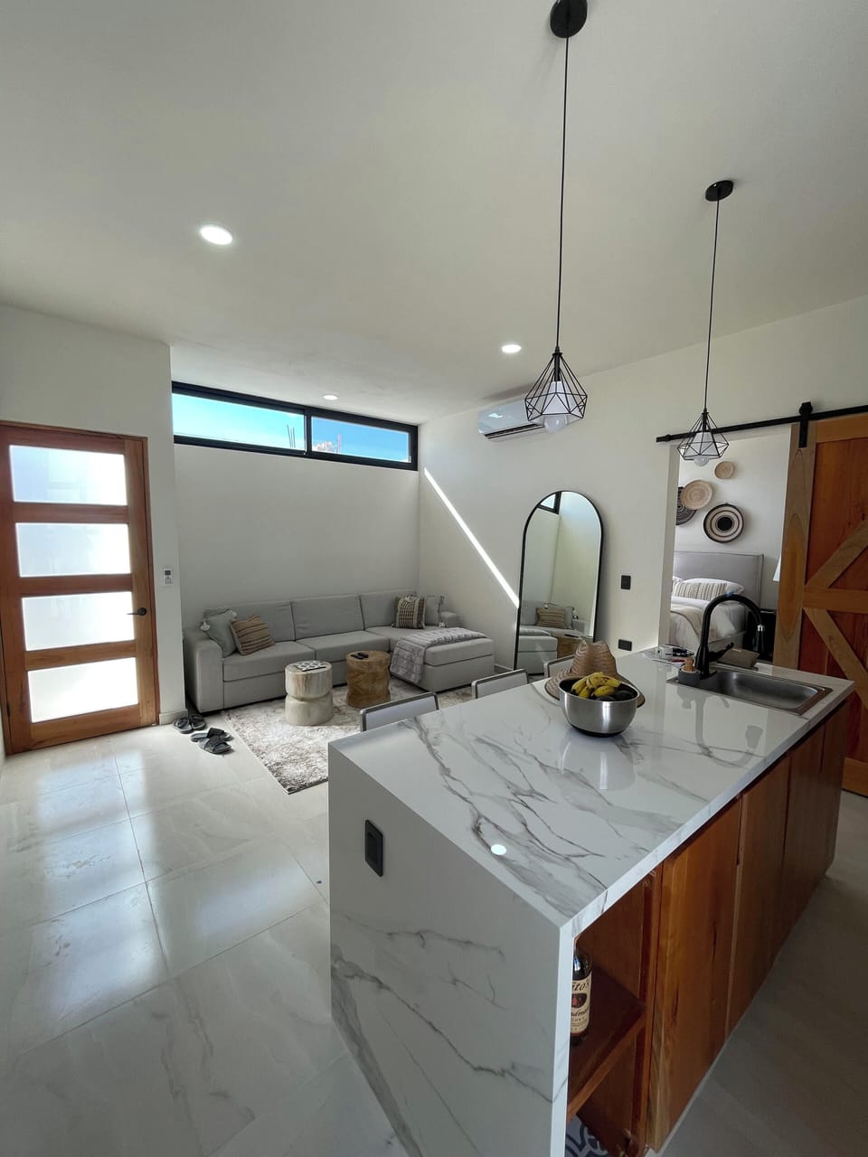 Casita completed with similar finishes of the main house